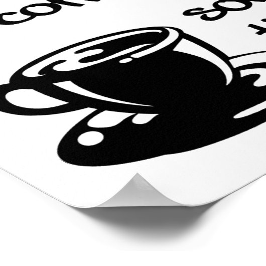 Affiche Café Vous Rend Drôle (Coin)