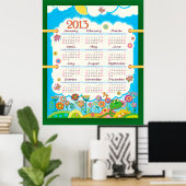 Affiche Calendrier 3 2013 (Bureau à domicile)