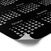 Affiche Calendrier des parapluies de Paris 2017 (Coin)