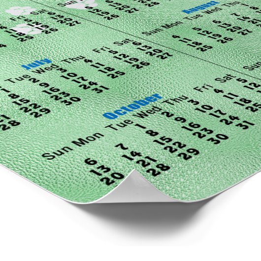 Affiche Calendrier Schipperke 2024 (Coin)