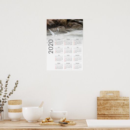 Affiche Calendrier Seagull 2020 (Cuisine)