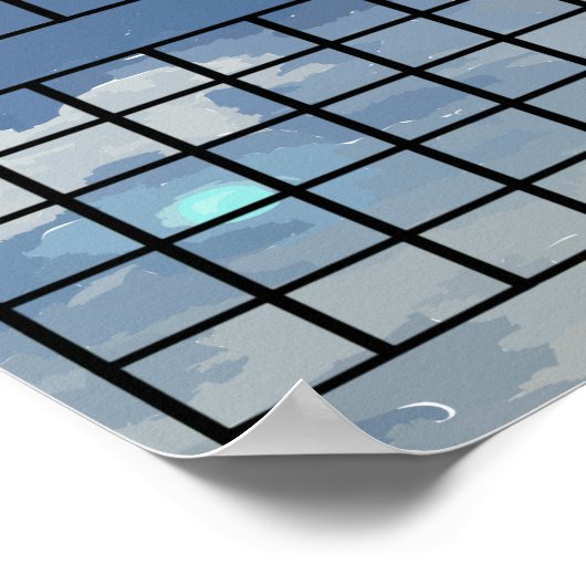 Affiche Calendrier Sunshine In Sky 3 Mois (Coin)