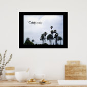 affiche CALIFORNIA PALMS (Cuisine)