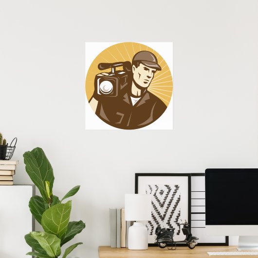 Affiche Cameraman (Bureau à domicile)