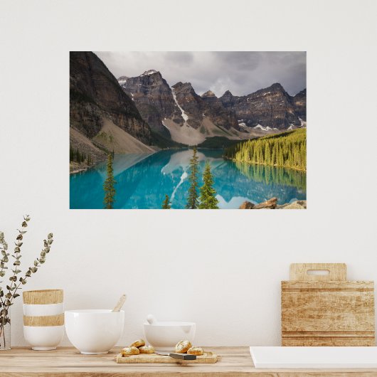 Affiche Canada - Lac Moraine (Cuisine)