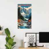 Affiche Canada Travel (Bureau à domicile)