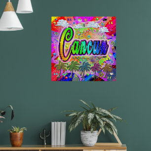 Affiche Cancun Vista Express