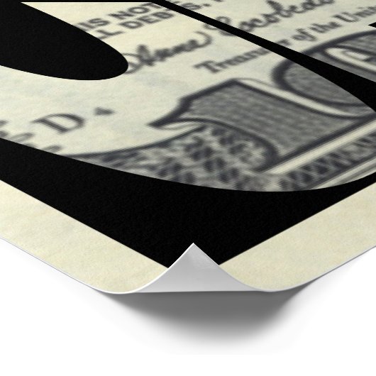 Affiche capitaliste de l'argent (Coin)