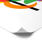 Affiche carrée de formes géométriques Bauhaus (Coin)