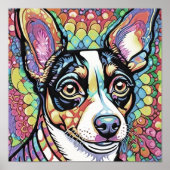 Affiche carrée Fox Terrier (Devant)