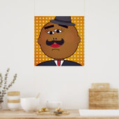 Affiche carrée QUICKDRAW (Cuisine)