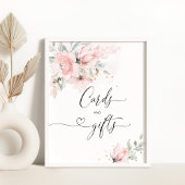 Affiche Cartes et cadeaux floraux Blush