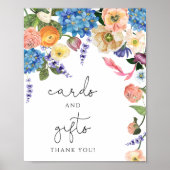 Affiche Cartes Fleuries et Cadeaux (Devant)