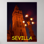 Affiche Catedral-Espagne de Séville (Devant)