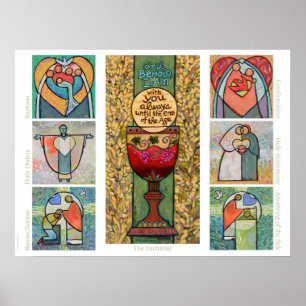 Affiche catholique de salle de classe de