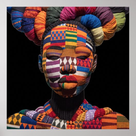 Affiche célébrant les femmes noires colorées (Devant)