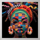 Affiche célébrant les femmes noires colorées (Devant)