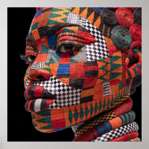 Affiche Célébrant les Femmes Noires Colorées