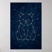 Affiche céleste du Constellation Bear à l'aquarell (Devant)