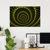 Affiche Cercles Jaunes (Bureau à domicile)