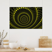 Affiche Cercles Jaunes (Cuisine)