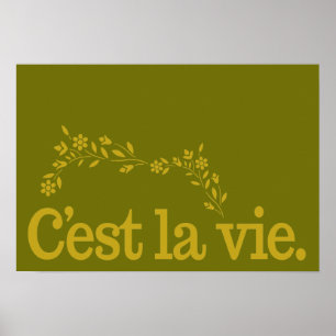 Affiche C'est La Viecustom