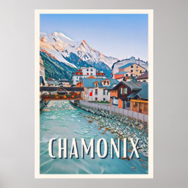 Affiche Chamonix Poster