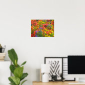 Affiche Champ de Fleurs (Bureau à domicile)