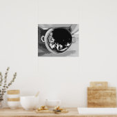 Affiche Chat dans un Panier (Cuisine)
