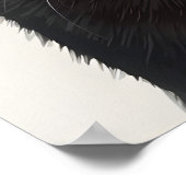 Affiche Chat Noir Vue de Côté (Coin)