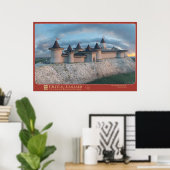 Affiche CHÂTEAU-GAILLARD - Côté rocher, à l'aube (Bureau à domicile)