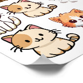 AFFICHE CHATS (Coin)