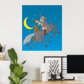 Affiche Cheval Dans Le Ciel (Bureau à domicile)
