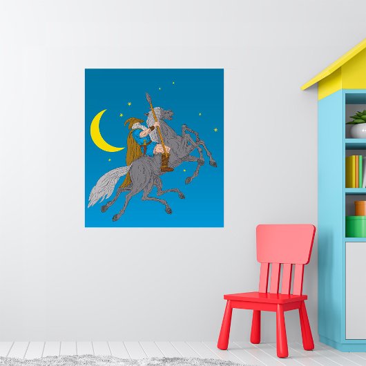 Affiche Cheval Dans Le Ciel