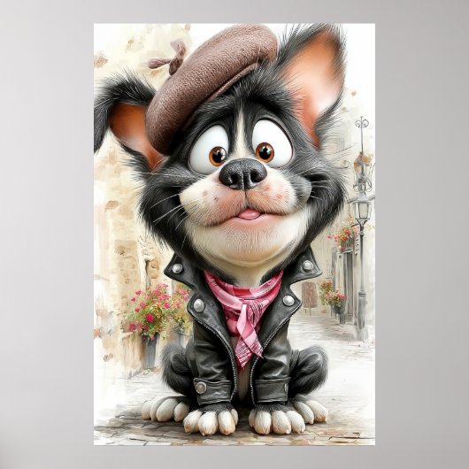 Affiche Chien Mignon Rebelle (Devant)