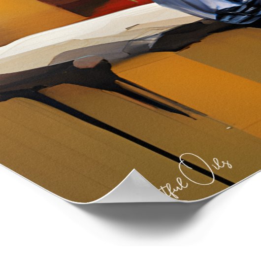 Affiche | Chimpanzé | art (Coin)