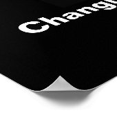 Affiche chiropratique : Changer le monde depuis 18 (Coin)