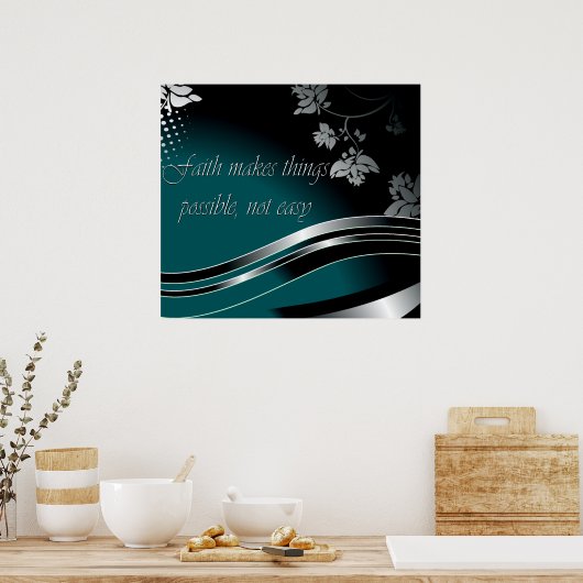 Affiche chrétienne avec inspiration (Cuisine)