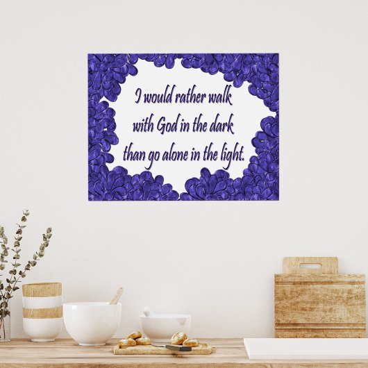 Affiche chrétienne avec inspiration (Cuisine)