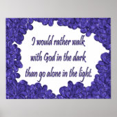 Affiche chrétienne avec inspiration (Devant)