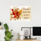 Affiche chrétienne avec inspiration (Bureau à domicile)