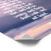 Affiche chrétienne avec texte personnalisable (Coin)