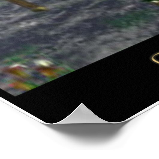 affiche chrétienne croix de Calvaire (Coin)