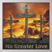 Affiche chrétienne du Calvaire (Devant)