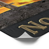 Affiche chrétienne du Calvaire (Coin)