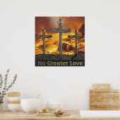 Affiche chrétienne du Calvaire (Cuisine)