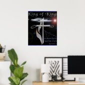 Affiche chrétienne du roi des rois (Bureau à domicile)