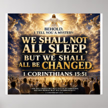 Affiche chrétienne du verset biblique 1 Corinthien