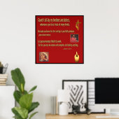 Affiche chrétienne Livre de Jacques 1 (Bureau à domicile)