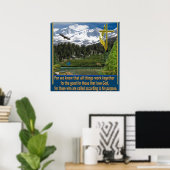 Affiche chrétienne Romains 8:38 (Bureau à domicile)